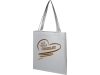 Эко-сумка «Salvador» блестящая, серебристый, полиэстер
