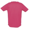 Футболка унисекс Sporty 140, розовый коралл, розовый, полиэстер 100%, плотность 140 г/м²