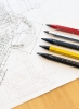 Вечный карандаш Construction Endless, черный, черный, металл, алюминий