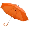 Зонт-трость с пластиковой ручкой, механический; оранжевый; D=103 см; 100% полиэстер 190 T, оранжевый, 100% полиэстер, плотность 190 г/м2