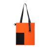 Шоппер Superbag Color (оранжевый с чёрным), оранжевый с чёрным, хлопок