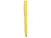 Ручка пластиковая шариковая «Navi» soft-touch, желтый, soft touch