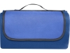 Плед для пикника «Salvie» из переработанного PET-пластика, синий, пластик