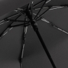 Зонт складной AOC Mini с цветными спицами, серый, серый, soft touch