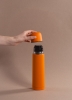 Термос "Крит" 500 мл, покрытие soft touch, оранжевый, нержавеющая сталь/soft touch