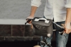 Велосипедная сумка-холодильник VINGA Sortino из rPET черная, коричневый