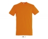 Фуфайка (футболка) REGENT мужская,Оранжевый 4XL, оранжевый
