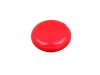 USB 2.0- флешка промо на 64 Гб круглой формы, красный, пластик