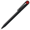 Ручка шариковая Prodir DS1 TMM Dot, черная с красным, черный, красный, пластик
