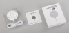 Беспроводное (15W) зарядное устройство "Sticker" с присосками, белый, пластик/силикон