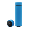 Термос Reactor софт-тач с датчиком температуры (голубой), голубой, металл, soft touch