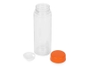Бутылка для воды «Candy», оранжевый, прозрачный, пэт (полиэтилентерефталат)