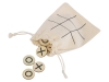 Деревянные крестики-нолики в мешочке «XO», коричневый
