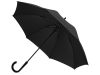 Зонт-трость «Bergen», черный, полиэстер, soft touch