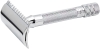 Cтанок Т- образный для бритья MERKUR хромированный, короткая ручка, лезвие в комплекте (1 шт), металл