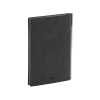 Ежедневник недатированный "Аскона", формат А5, гибкая обложка, черный, металл, кожзам