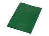 Папка А4 на резинке, зеленый, пластик
