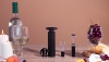 Набор винный "Винотека", черный, пластик/металл