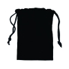 Упаковка 05 Бархатный мешочек, черный, черный, ткань