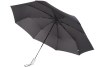 Зонт складной Fiber, черный, черный, 190t; ручка - пластик, купол - эпонж