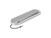 Хаб USB Type-C 3.0 для ноутбуков «Falcon», серый, металл, пвх