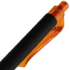 Ручка шариковая Prodir QS01 PRT-P Soft Touch, черная с оранжевым, черный, оранжевый, пластик; покрытие софт-тач