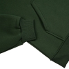 Худи Kulonga Oversize, темно-зеленое, зеленый, хлопок 80%; полиэстер 20%, плотность 350 г/м²; трехнитка