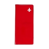 Обложка для тревел-документов "Flight" 10,3 x 21,8 см, ПВХ, красный, красный, pvc