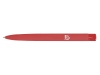 Ручка пластиковая шариковая трехгранная «Trinity K transparent Gum» soft-touch с чипом передачи информации NFC, красный, soft touch