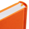 Ежедневник Favor Metal, недатированный, оранжевый, оранжевый, искусственная кожа; покрытие софт-тач; металл
