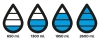 Бутылка для воды Aqua из материала Tritan, черный, tritan; pp