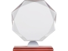 Награда «Diamond», красный, прозрачный, металл, стекло