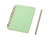 Блокнот А6 с бумажным карандашом и семенами цветов микс, зеленый, картон, бумага