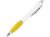 Ручка пластиковая шариковая с антибактериальным покрытием CARREL, желтый, пластик