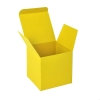 Коробка подарочная CUBE; 9*9*9 см; желтый, желтый, картон