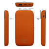 Внешний аккумулятор Bplanner Power 3 ST, софт-тач, 10000 mAh (Оранжевый), оранжевый, пластик, soft touch