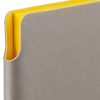 Ежедневник Flexpen, недатированный, серебристо-желтый, желтый, серебристый, кожзам