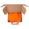 Набор Layback, оранжевый, оранжевый, подушка - пвх, флокированный; плед - флис