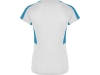 Спортивная футболка «Suzuka» женская, белый, бирюзовый, полиэстер