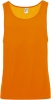 Майка унисекс Jamaica 120, оранжевый неон, оранжевый, полиэстер 100%, плотность 120 г/м²; джерси