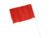 Флаг CELEB с небольшим флагштоком, красный, полиэстер