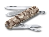Нож-брелок VICTORINOX Classic SD "Desert Camouflage", 58 мм, 7 функций, бежевый камуфляж, разноцветный, пластик abs / cellidor