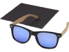 Солнцезащитные очки «Hiru» в оправе из переработанного PET-пластика и дерева, черный, пластик, бамбук