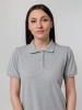 Рубашка поло женская Virma Stretch Lady, серый меланж, серый, плотность 200 г/м²; пике, хлопок 95%; эластан 5%