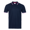 Рубашка поло мужская STAN  триколор  хлопок/полиэстер 185, 04RUS, Т-синий, 185 гр/м2, хлопок