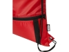 Изолированная сумка со шнурком «Adventure» из переработанных материалов, красный, полиэстер