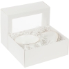 Коробка с окном InSight, белая, белый, картон; пвх