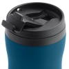 Термостакан Forma, темно-синий, синий, крышка, внутренняя колба - пластик; корпус - нержавеющая сталь; покрытие софт-тач