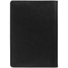 Обложка для паспорта inStream, черная, черный, кожа