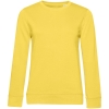 Свитшот женский BNC Inspire (Organic), желтый, желтый, плотность 280 г/м², хлопок 80%; полиэстер 20%